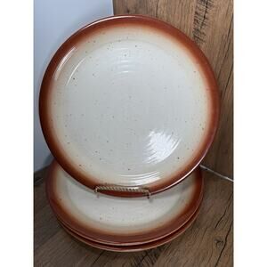 Franciscan Country Craft Russet Brown 10.75 Dinner Plates Set of 3